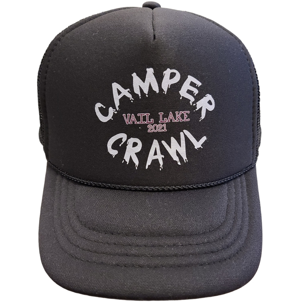 Otto - Camper Crawl Vail Lake 2021 Black Youth Size Snapback Hat‎ Cap